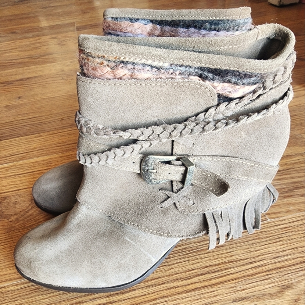 Naughty Monkey Heel Low Cut Boots